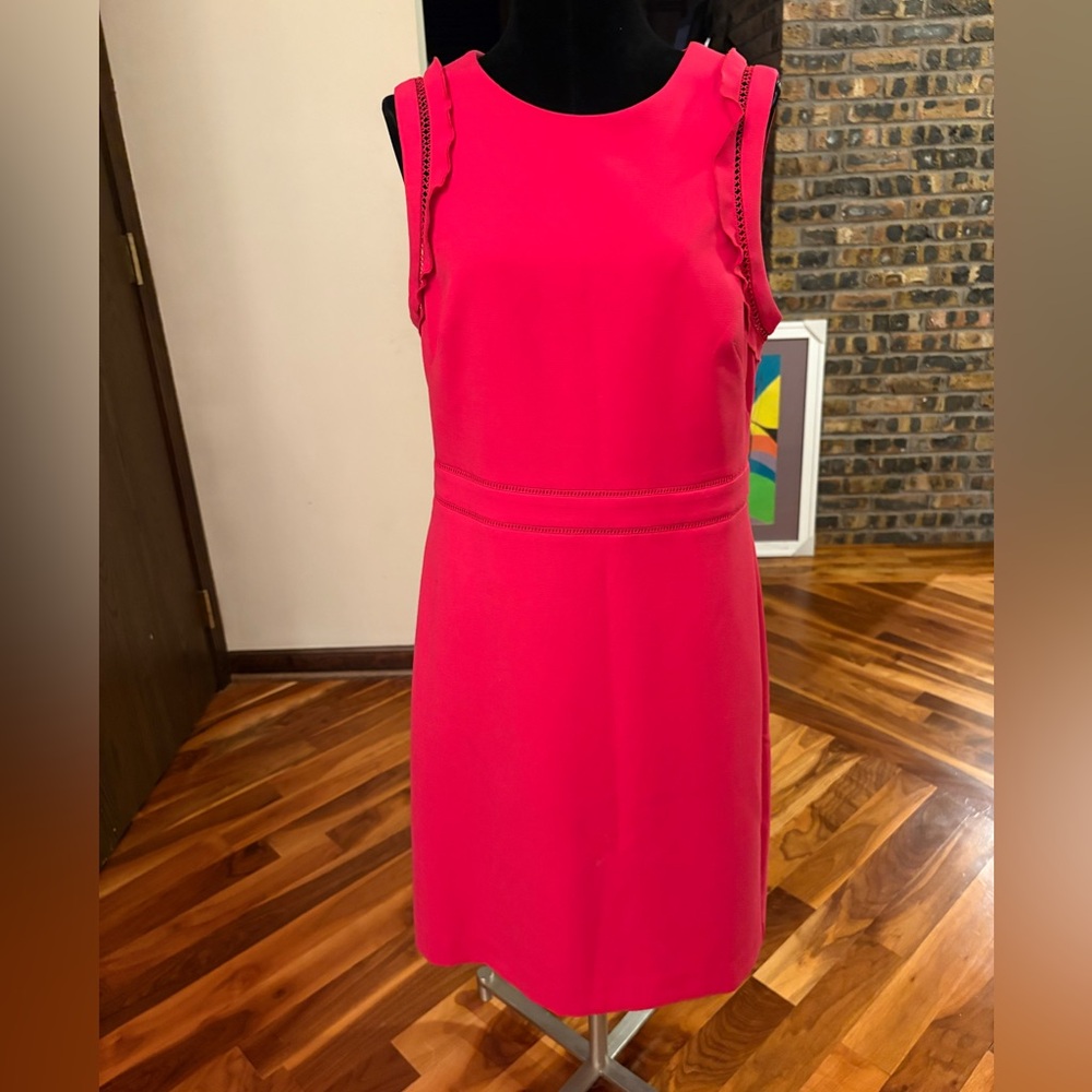 Ann Taylor Reddish Pink Dress, ECU